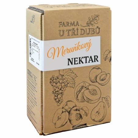 Meruňkový nektar - box 3l