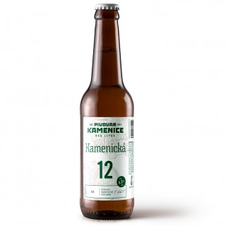 Kamenická 12° - světlý ležák sklo