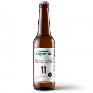 Kamenická 11° - světlý ležák sklo