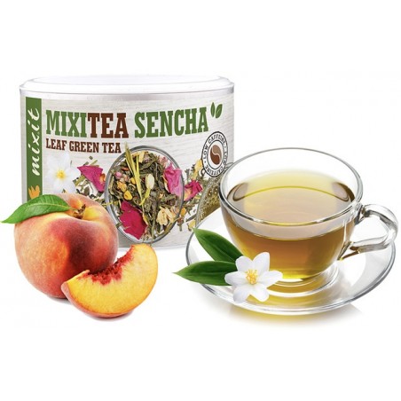 Sypaný čaj Mixitea - Zelený čaj Senza Broskev