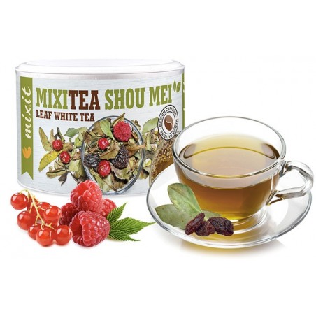 Sypaný čaj Mixitea - Bílý čaj Showman Malina