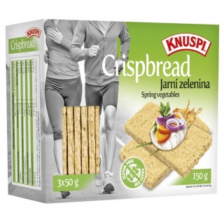 Crispbread jarní zelenina