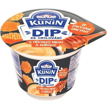 Dip ze zakysané smetany - Med a hořčice Dip ze zakysané smetany - Med a hořčice