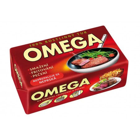 Omega - rostlinný tuk 100 %