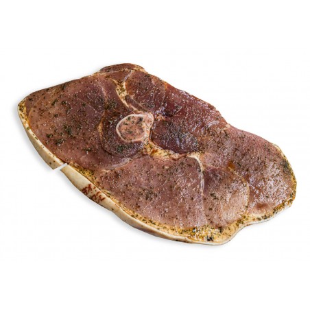 Naložený farmářský steak s bylinkami - maso ze Statku u Misařů