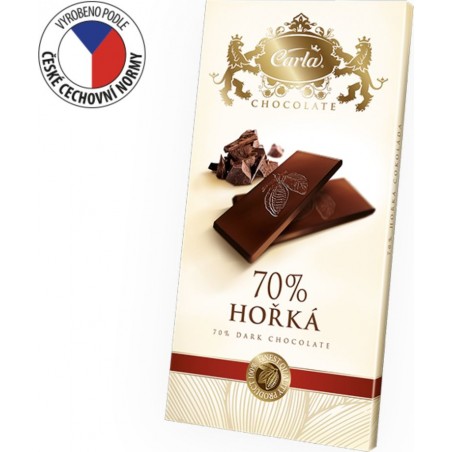 CARLA čokoláda - hořká 70 %