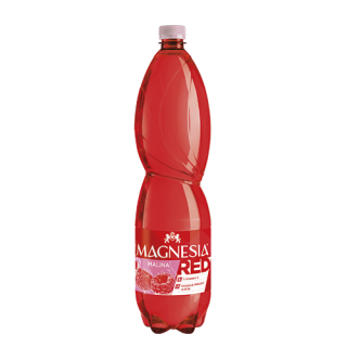 Magnesia RED 1,5l Jemně perlivá - malina