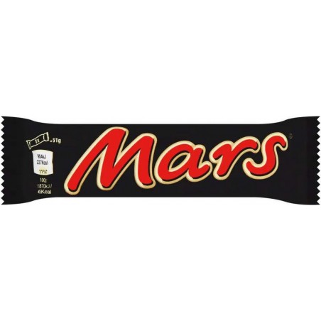 Mars Mléčná čokoláda plněná nugátem a karamelem