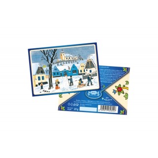 Čokoobálka s věnováním LADA ZIMA - Mléčná 70%