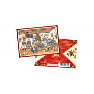 Čokoobálka s věnováním LADA VÁNOCE - Hořká 70%