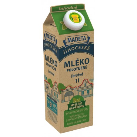 Jihočeské mléko polotučné