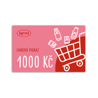 Dárkový poukaz do AGROLA prodejny - v hodnotě 1000 Kč