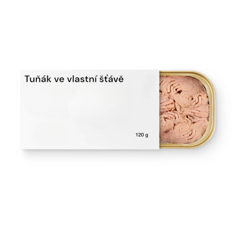 Tuňák ve vlastní šťávě 120 g