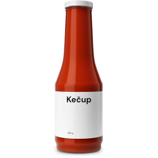 Kečup s nízkým obsahem cukru jemný