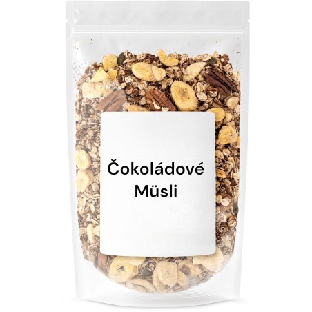 Pečené muesli banán, kakao & skořice