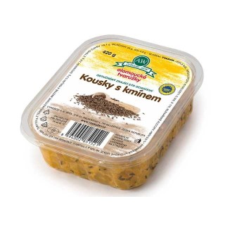 Olomoucké tvarůžky kousky s kmínem - velké balení