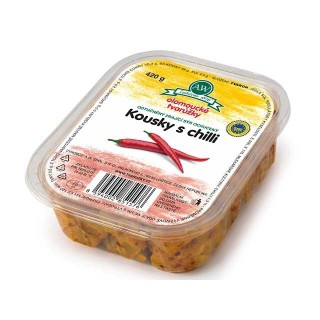 Olomoucké tvarůžky kousky s chilli - velké balení