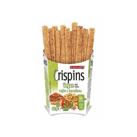 Crispins Vegan BIO proteinové tyčky rajče s bazalkou