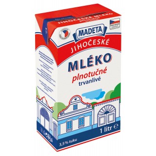 Mléko trvanlivé plnotučné 3,5%