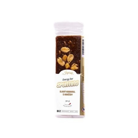 Tyčinka Spuntino - Slaný karamel s arašídy Tyčinka Spuntino - Slaný karamel s arašídy