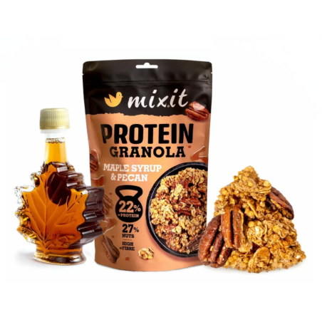 Proteinová granola z pece – Javorový sirup & pekany