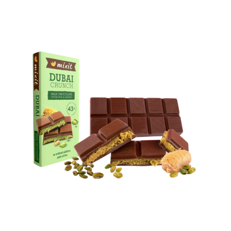 Dubajská čokoláda s pistáciovou náplní