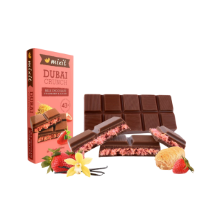 Dubajská čokoláda s jahodovou náplní