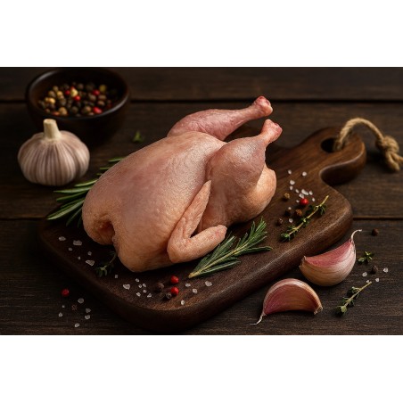 Křepelka s droby v kuchyňské úpravě