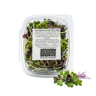 Microgreens ředkvičky a diakon
