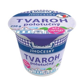 Jihočeský tvaroh polotučný - bez laktózy