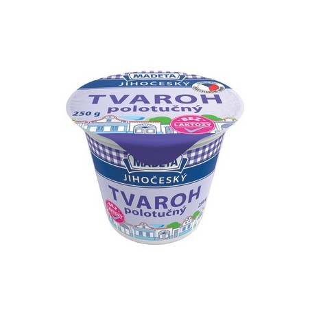 Jihočeský tvaroh polotučný - bez laktózy