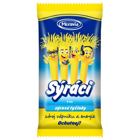 Sýráci - sýrové tyčinky 4 x 20 g
