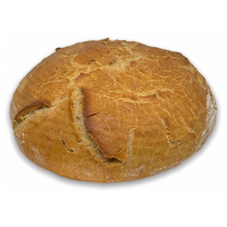 Kváskový chléb ze Zahrádek kulatého tvaru
