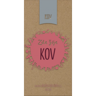 Papírový koš na kov - hnědý